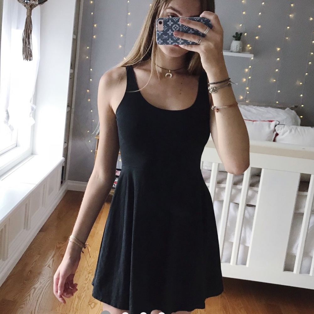 PINK / VICTORIAS SECRET BASIC BLACK DRESS